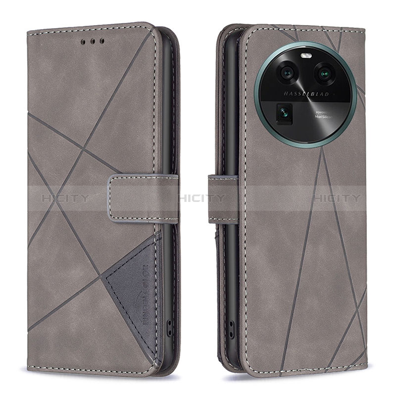 Funda de Cuero Cartera con Soporte Carcasa B08F para Oppo Find X6 Pro 5G