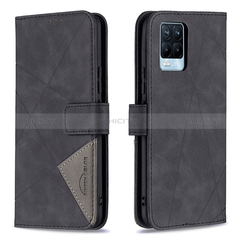 Funda de Cuero Cartera con Soporte Carcasa B08F para Realme 8 Pro