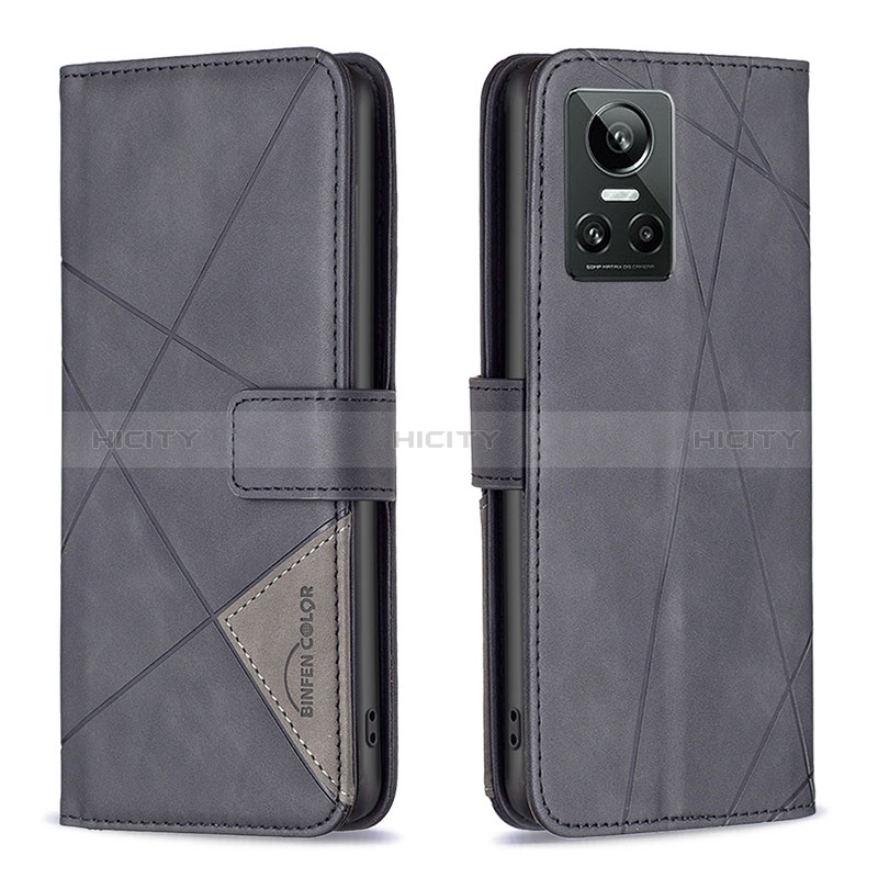 Funda de Cuero Cartera con Soporte Carcasa B08F para Realme GT Neo3 5G