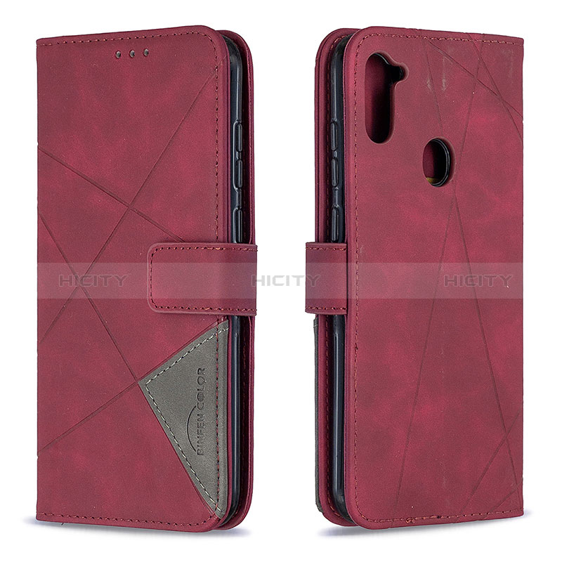 Funda de Cuero Cartera con Soporte Carcasa B08F para Samsung Galaxy A11