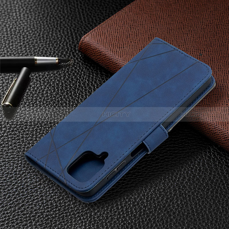 Funda de Cuero Cartera con Soporte Carcasa B08F para Samsung Galaxy A12