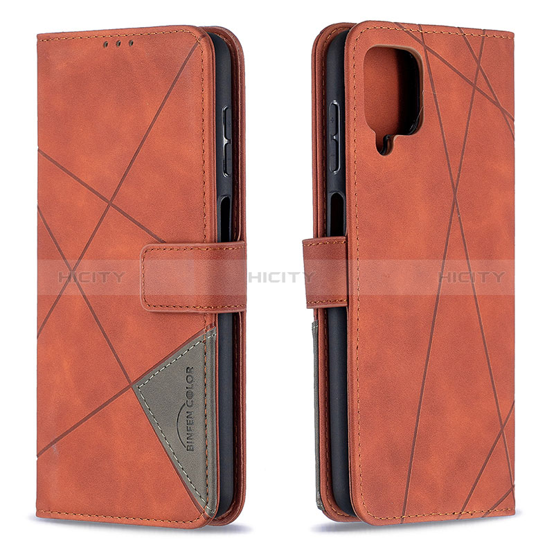 Funda de Cuero Cartera con Soporte Carcasa B08F para Samsung Galaxy A12 5G