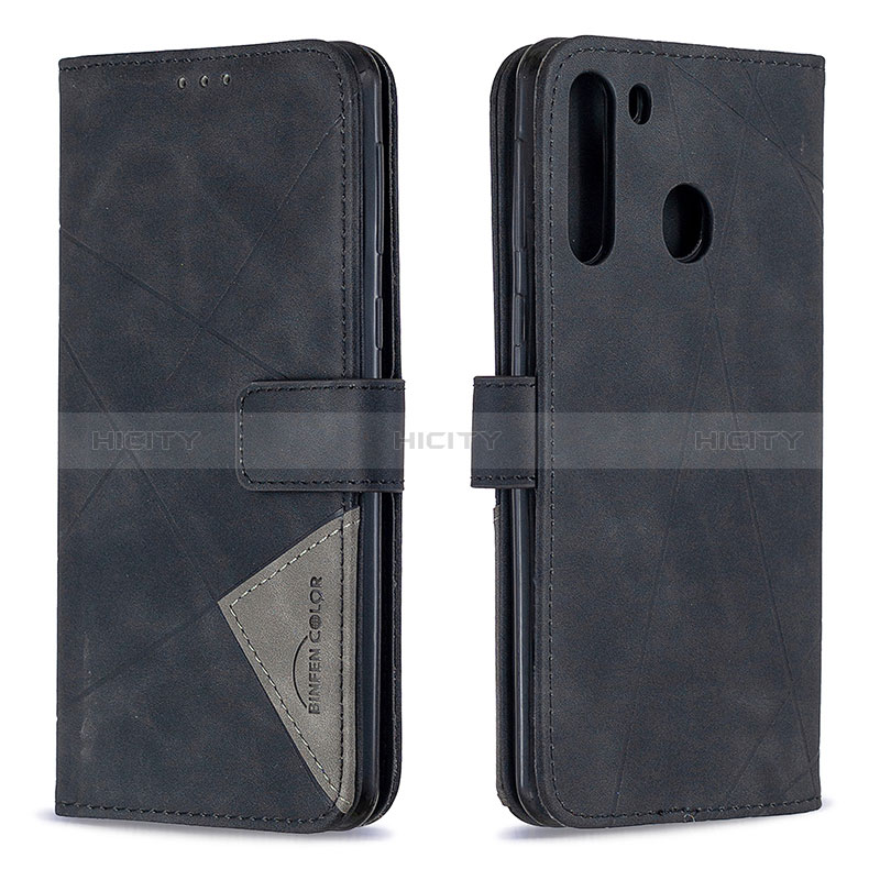 Funda de Cuero Cartera con Soporte Carcasa B08F para Samsung Galaxy A21