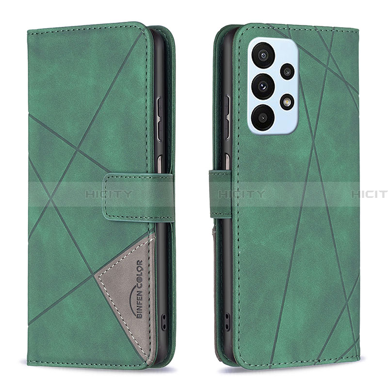 Funda de Cuero Cartera con Soporte Carcasa B08F para Samsung Galaxy A23 4G