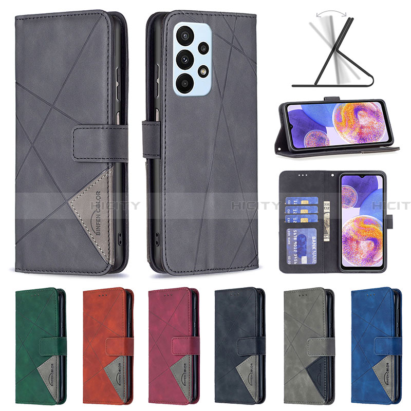 Funda de Cuero Cartera con Soporte Carcasa B08F para Samsung Galaxy A23 4G