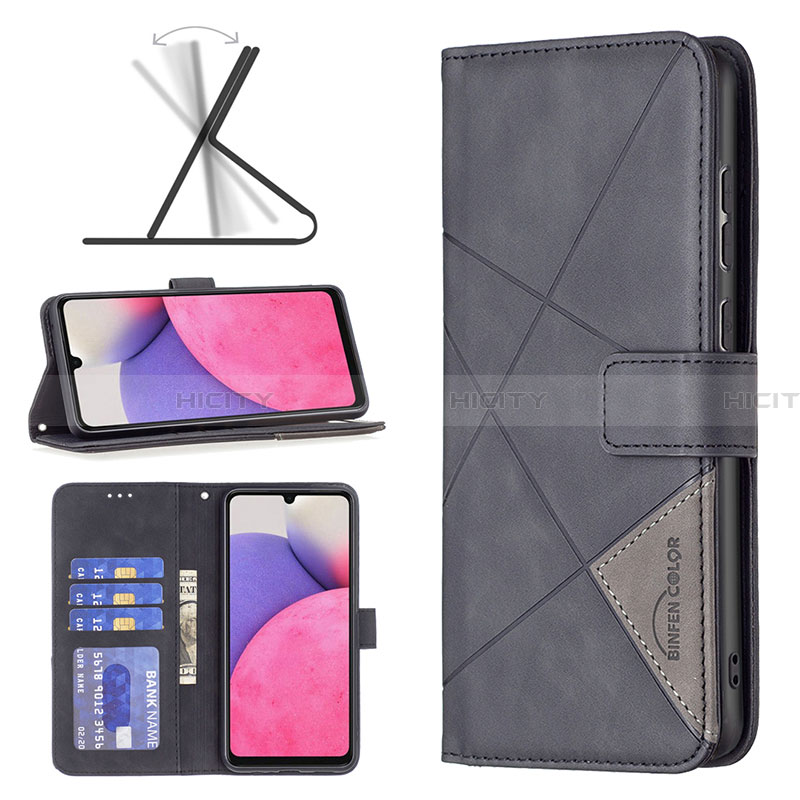 Funda de Cuero Cartera con Soporte Carcasa B08F para Samsung Galaxy A33 5G