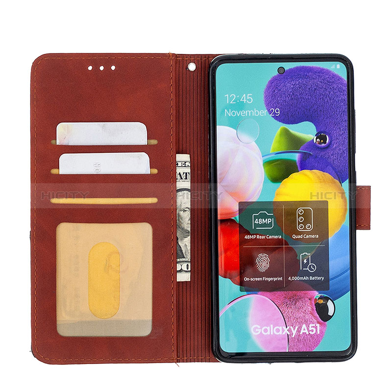 Funda de Cuero Cartera con Soporte Carcasa B08F para Samsung Galaxy A51 4G