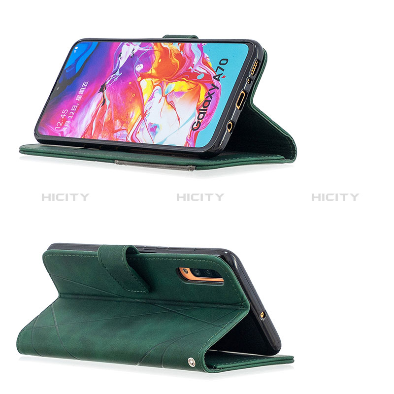 Funda de Cuero Cartera con Soporte Carcasa B08F para Samsung Galaxy A70S