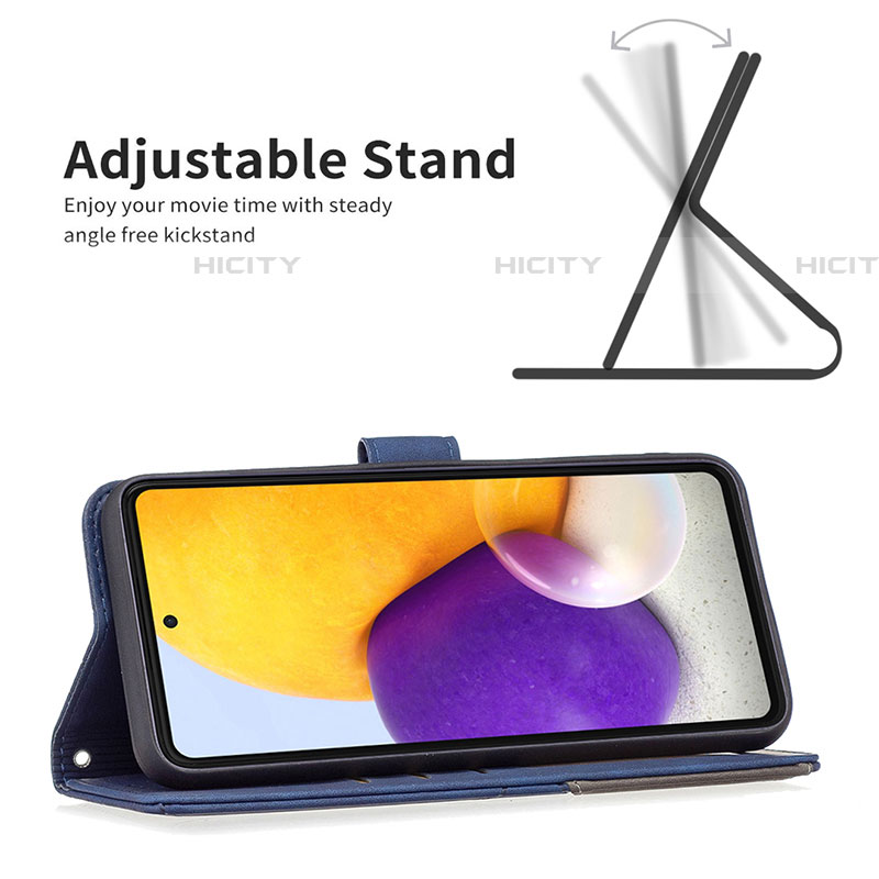 Funda de Cuero Cartera con Soporte Carcasa B08F para Samsung Galaxy A73 5G