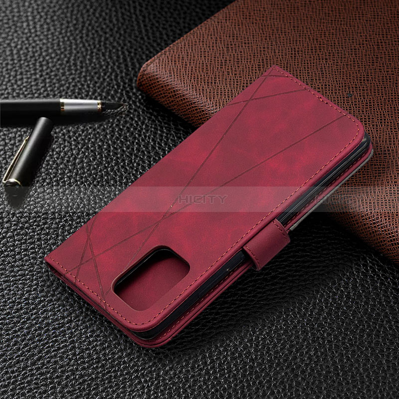 Funda de Cuero Cartera con Soporte Carcasa B08F para Samsung Galaxy A91