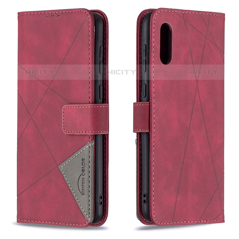 Funda de Cuero Cartera con Soporte Carcasa B08F para Samsung Galaxy M02