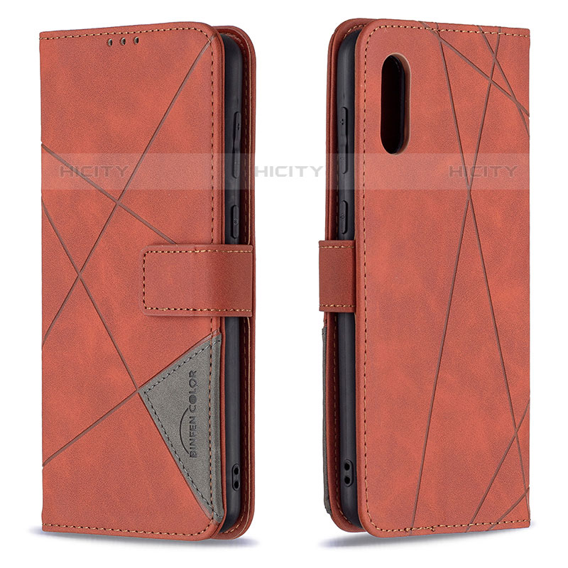 Funda de Cuero Cartera con Soporte Carcasa B08F para Samsung Galaxy M02