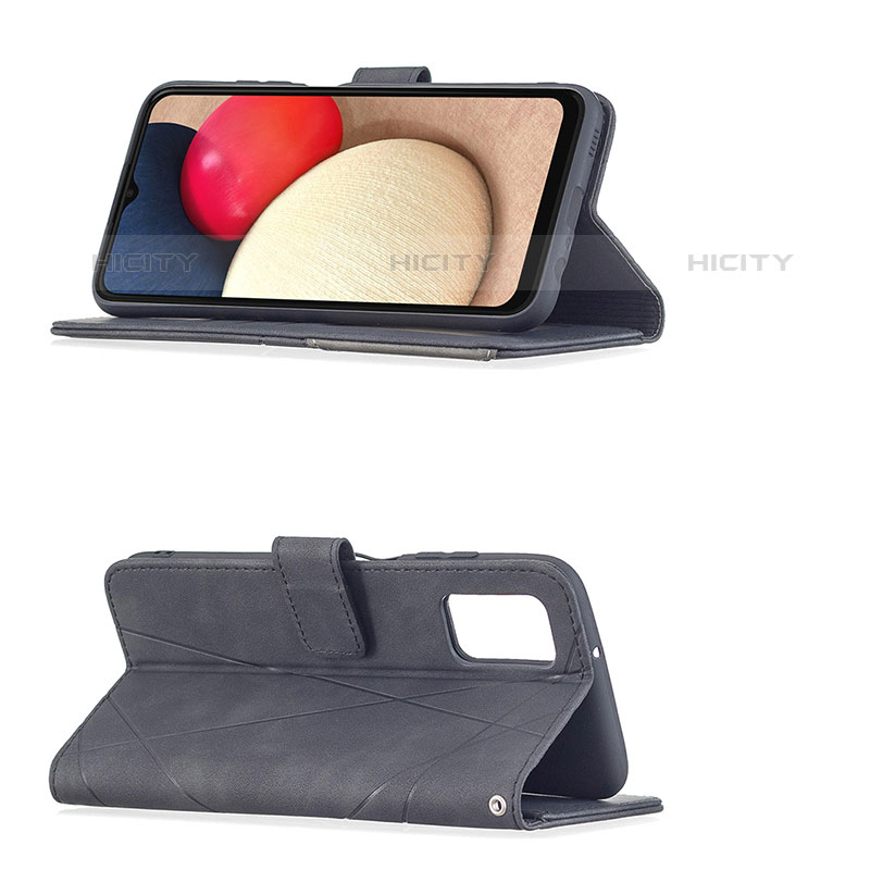 Funda de Cuero Cartera con Soporte Carcasa B08F para Samsung Galaxy M02s