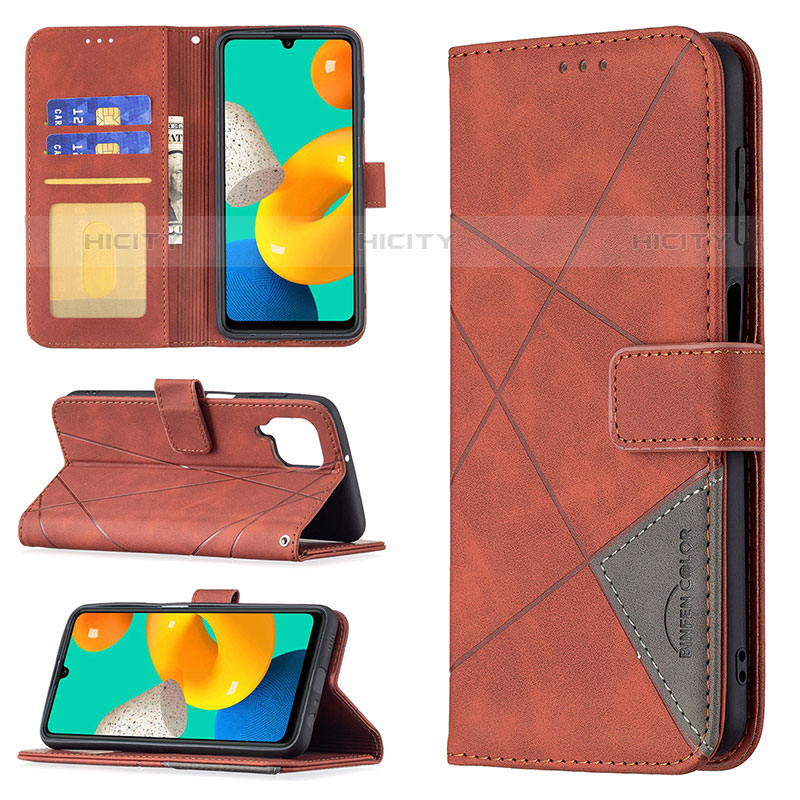 Funda de Cuero Cartera con Soporte Carcasa B08F para Samsung Galaxy M32 4G