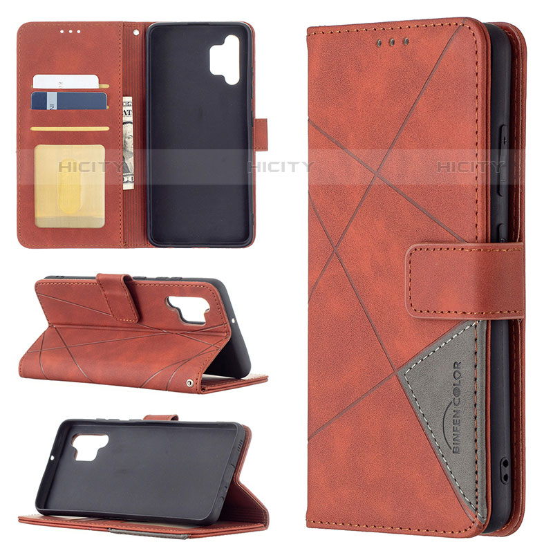 Funda de Cuero Cartera con Soporte Carcasa B08F para Samsung Galaxy M32 5G