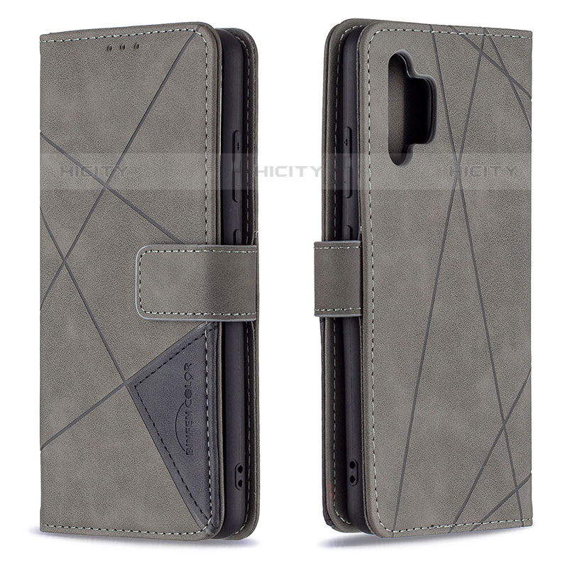 Funda de Cuero Cartera con Soporte Carcasa B08F para Samsung Galaxy M32 5G Gris