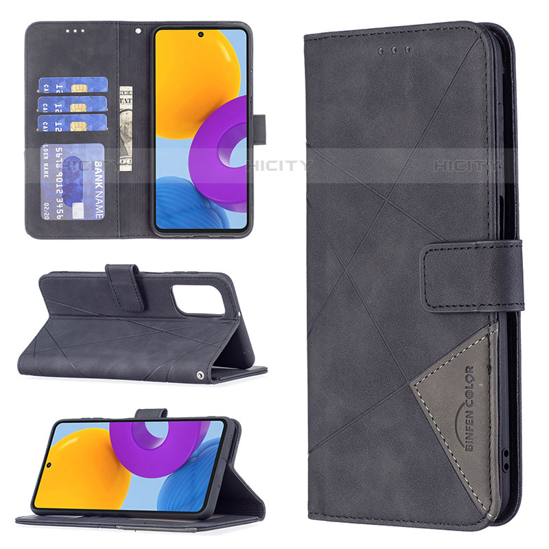 Funda de Cuero Cartera con Soporte Carcasa B08F para Samsung Galaxy M52 5G