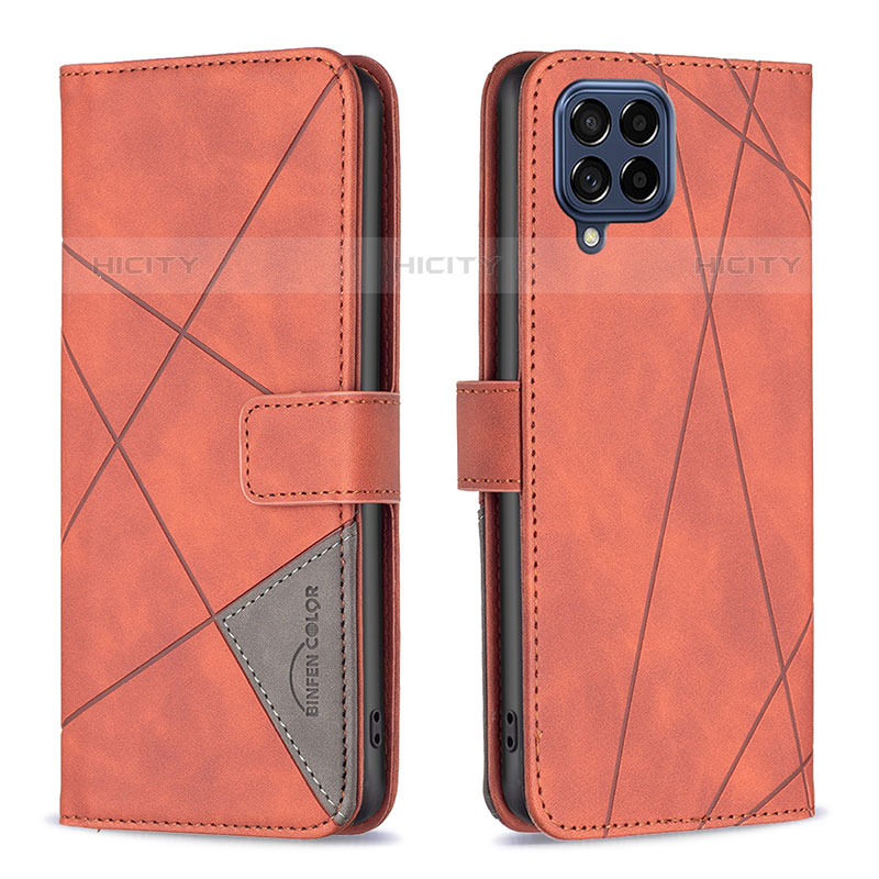 Funda de Cuero Cartera con Soporte Carcasa B08F para Samsung Galaxy M53 5G