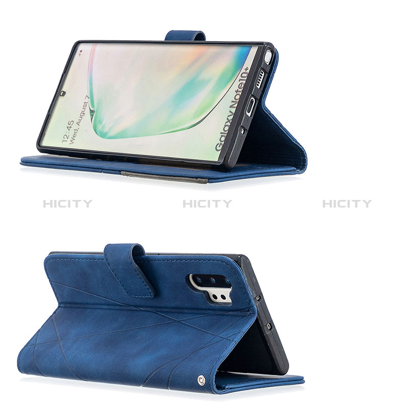 Funda de Cuero Cartera con Soporte Carcasa B08F para Samsung Galaxy Note 10 Plus 5G