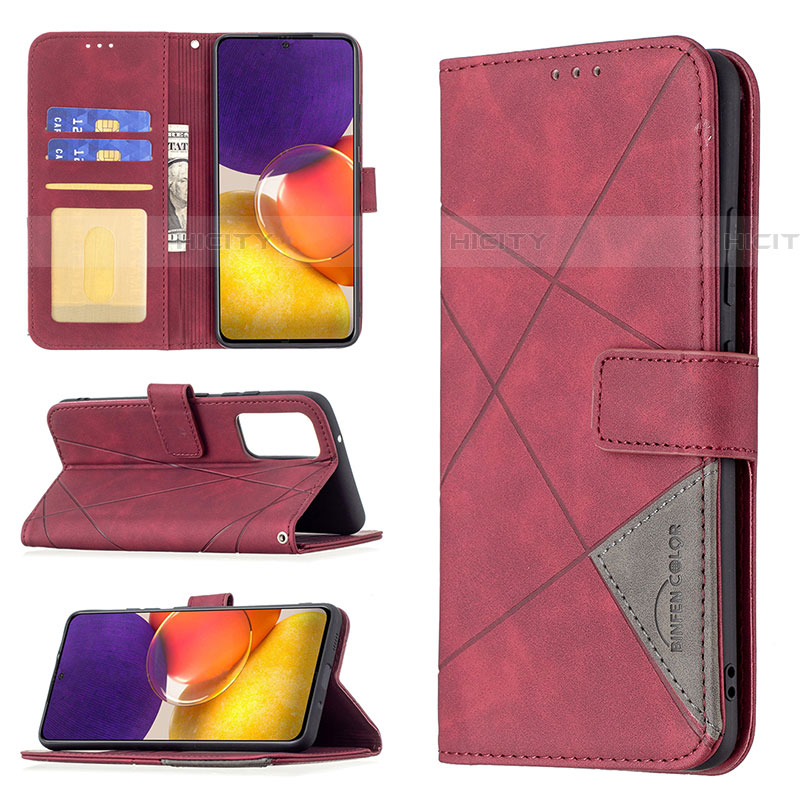 Funda de Cuero Cartera con Soporte Carcasa B08F para Samsung Galaxy Quantum4 5G