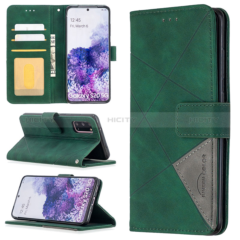 Funda de Cuero Cartera con Soporte Carcasa B08F para Samsung Galaxy S20 5G