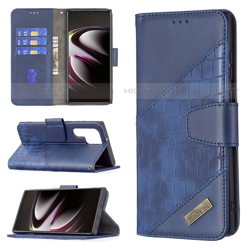 Funda de Cuero Cartera con Soporte Carcasa B08F para Samsung Galaxy S21 Ultra 5G