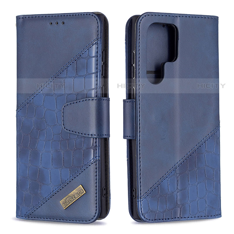 Funda de Cuero Cartera con Soporte Carcasa B08F para Samsung Galaxy S21 Ultra 5G