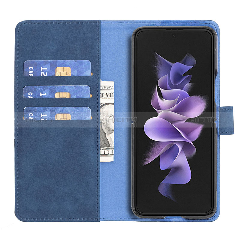 Funda de Cuero Cartera con Soporte Carcasa B08F para Samsung Galaxy Z Fold3 5G