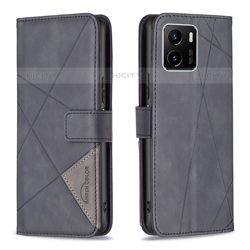 Funda de Cuero Cartera con Soporte Carcasa B08F para Vivo iQOO U5x