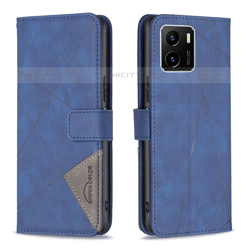 Funda de Cuero Cartera con Soporte Carcasa B08F para Vivo iQOO U5x