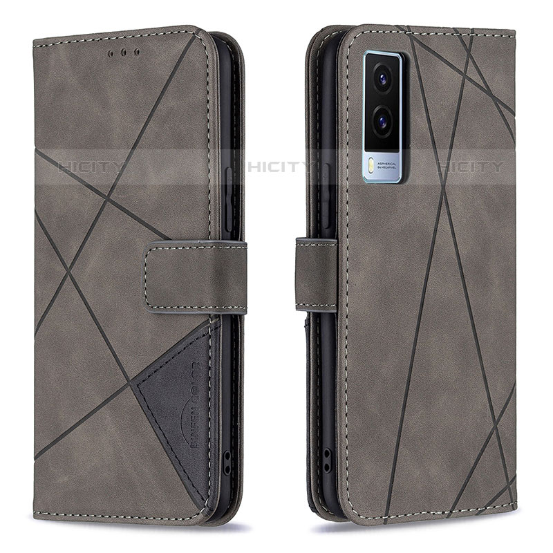 Funda de Cuero Cartera con Soporte Carcasa B08F para Vivo V21e 5G