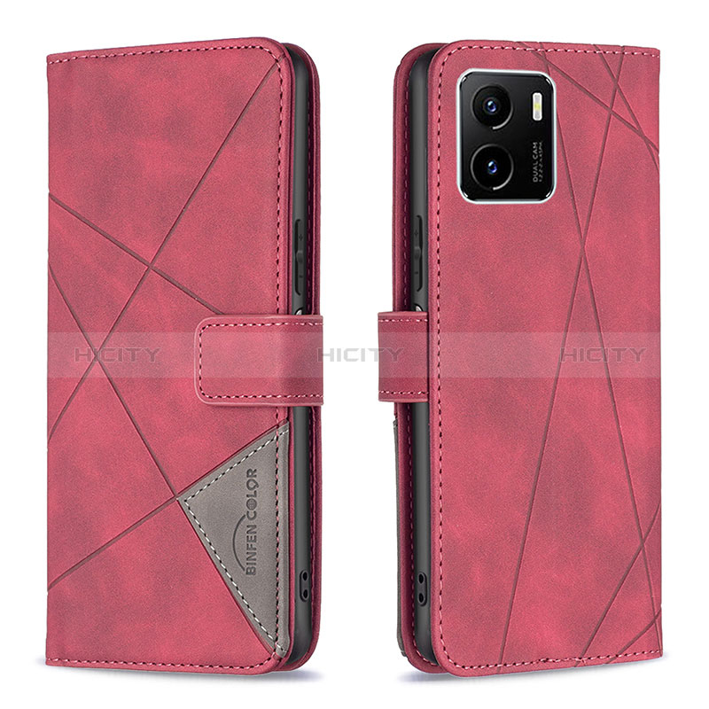 Funda de Cuero Cartera con Soporte Carcasa B08F para Vivo Y10