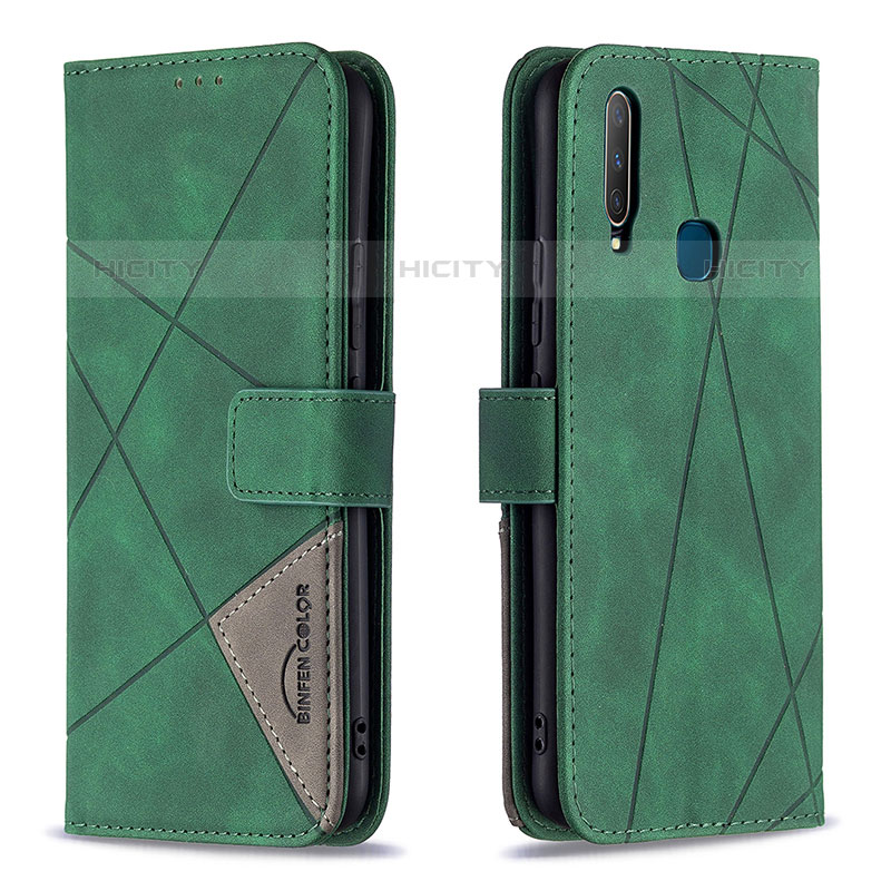 Funda de Cuero Cartera con Soporte Carcasa B08F para Vivo Y11