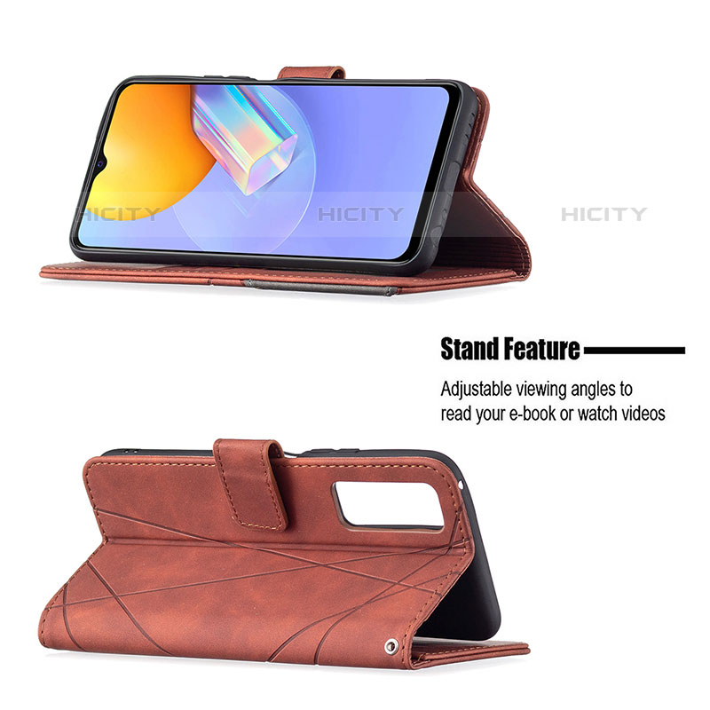 Funda de Cuero Cartera con Soporte Carcasa B08F para Vivo Y51A