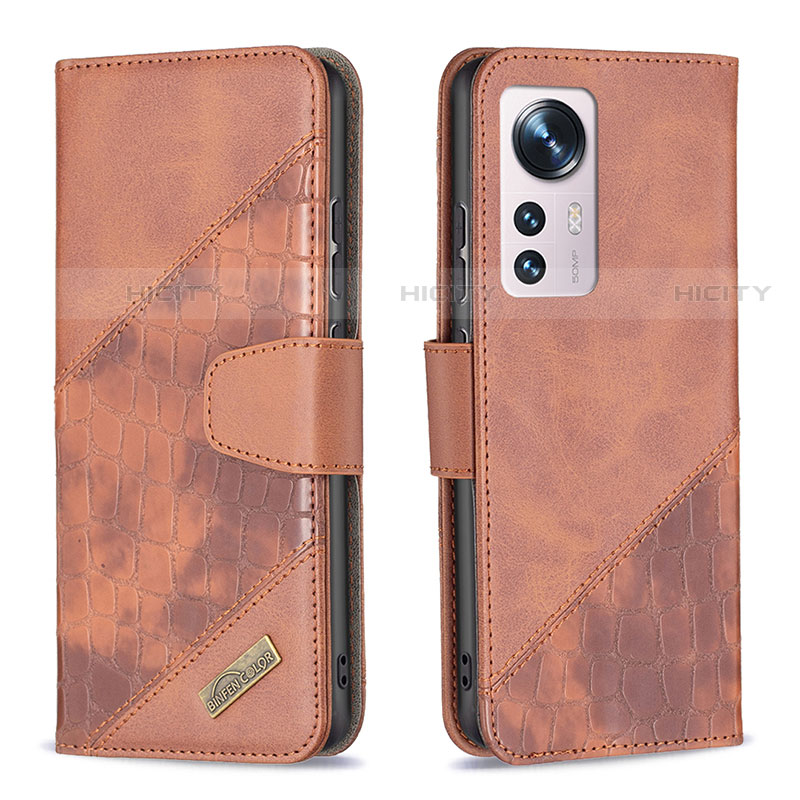 Funda de Cuero Cartera con Soporte Carcasa B08F para Xiaomi Mi 12X 5G