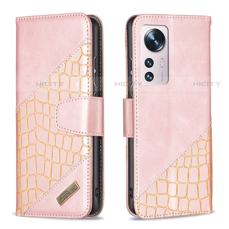 Funda de Cuero Cartera con Soporte Carcasa B08F para Xiaomi Mi 12X 5G