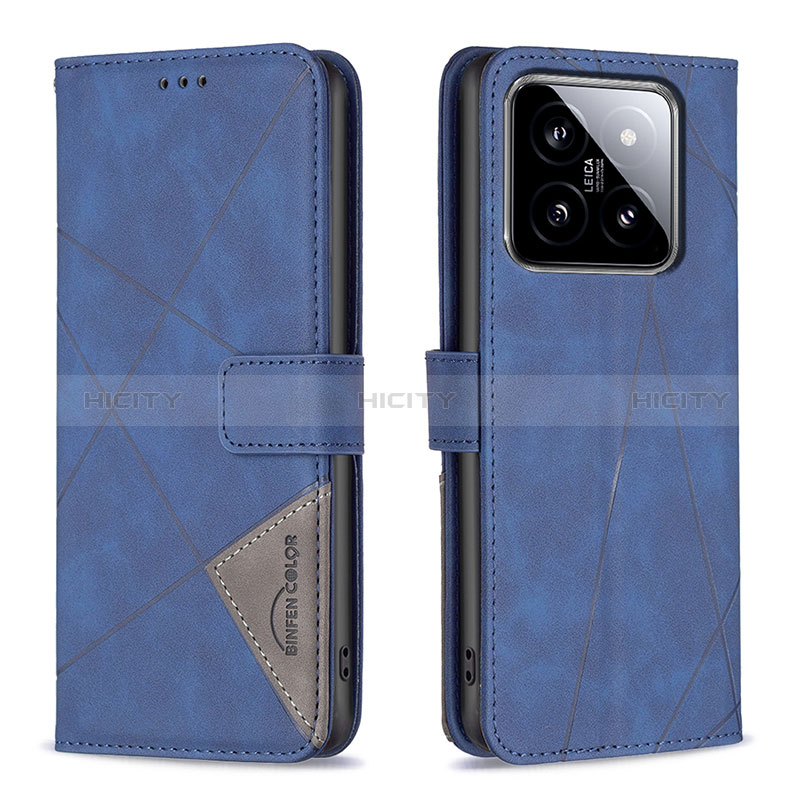 Funda de Cuero Cartera con Soporte Carcasa B08F para Xiaomi Mi 14 Pro 5G