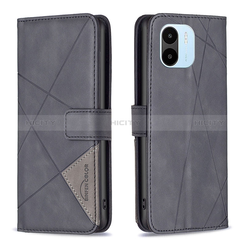 Funda de Cuero Cartera con Soporte Carcasa B08F para Xiaomi Poco C50