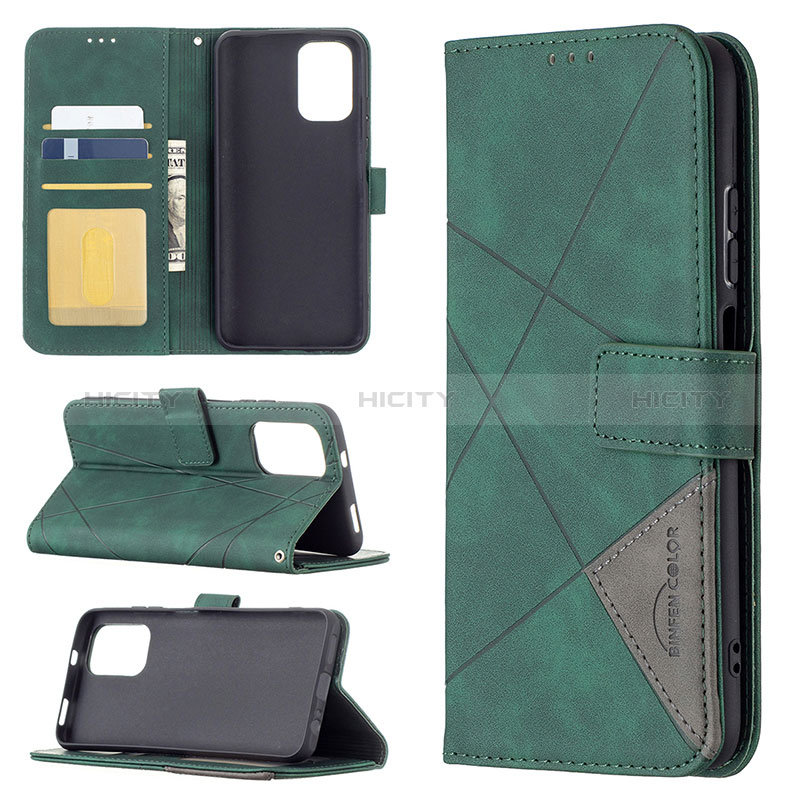 Funda de Cuero Cartera con Soporte Carcasa B08F para Xiaomi Poco M5S