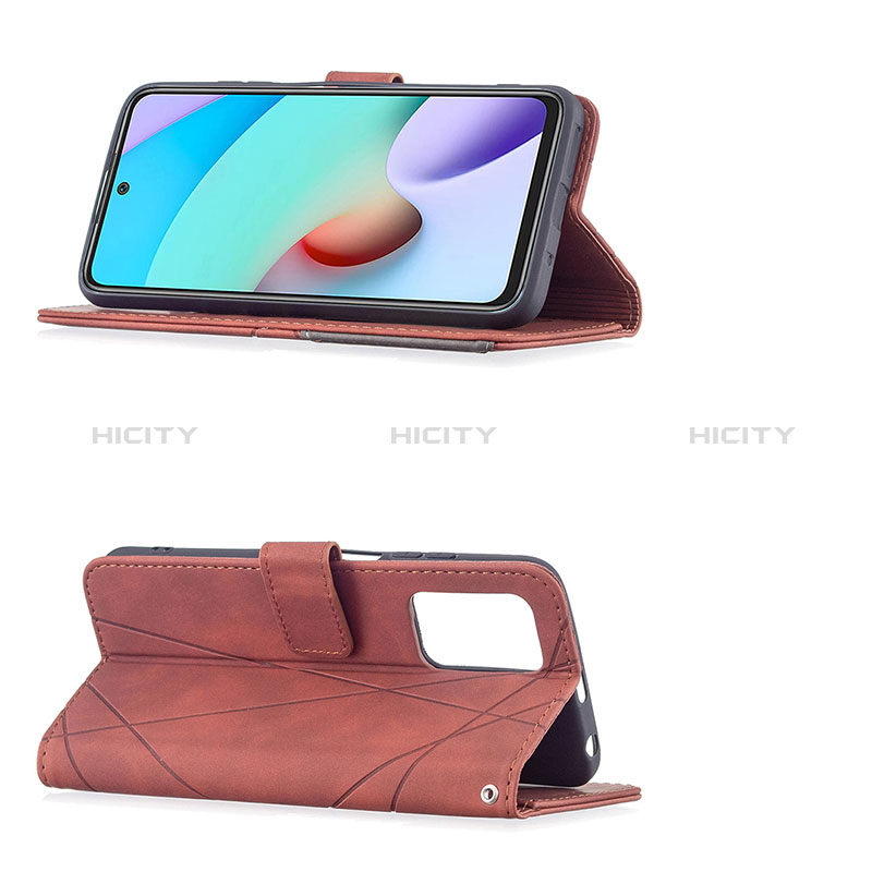 Funda de Cuero Cartera con Soporte Carcasa B08F para Xiaomi Redmi 10 (2022)