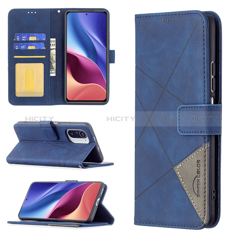 Funda de Cuero Cartera con Soporte Carcasa B08F para Xiaomi Redmi K40 5G