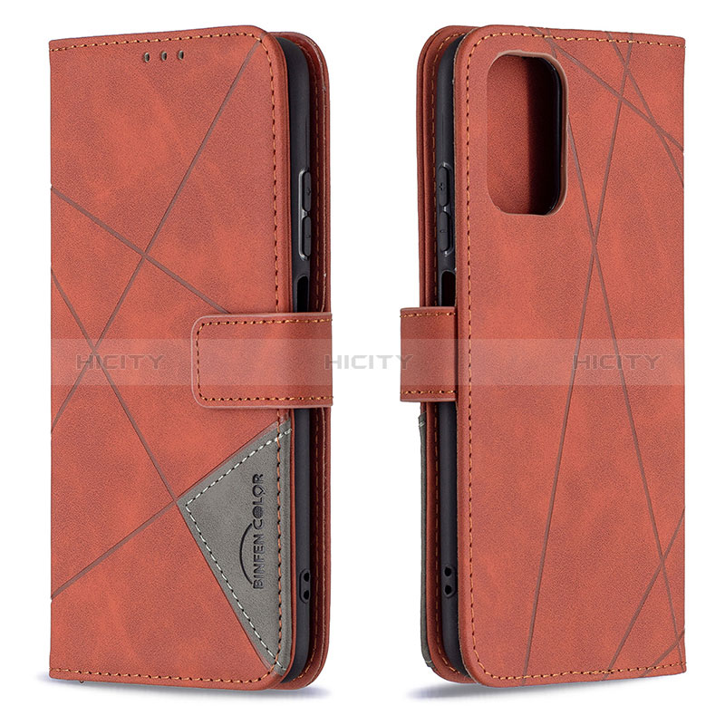 Funda de Cuero Cartera con Soporte Carcasa B08F para Xiaomi Redmi Note 10 4G