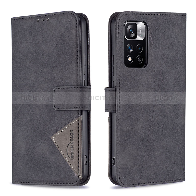 Funda de Cuero Cartera con Soporte Carcasa B08F para Xiaomi Redmi Note 11 Pro+ Plus 5G