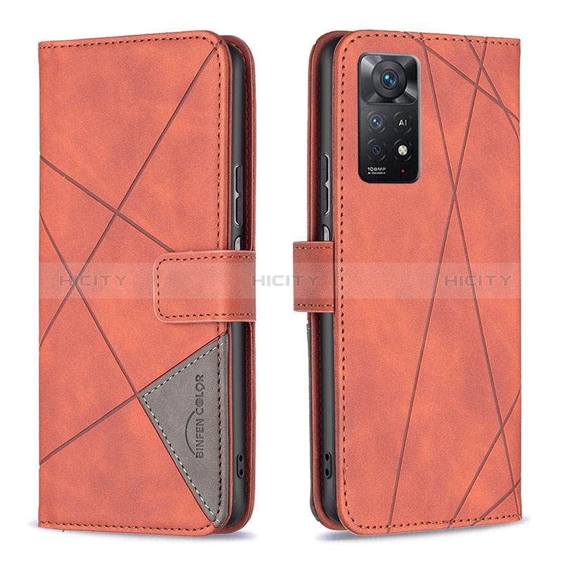 Funda de Cuero Cartera con Soporte Carcasa B08F para Xiaomi Redmi Note 12 Pro 4G