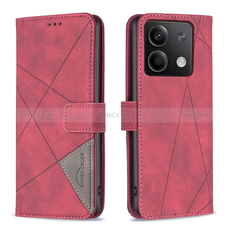 Funda de Cuero Cartera con Soporte Carcasa B08F para Xiaomi Redmi Note 13 5G