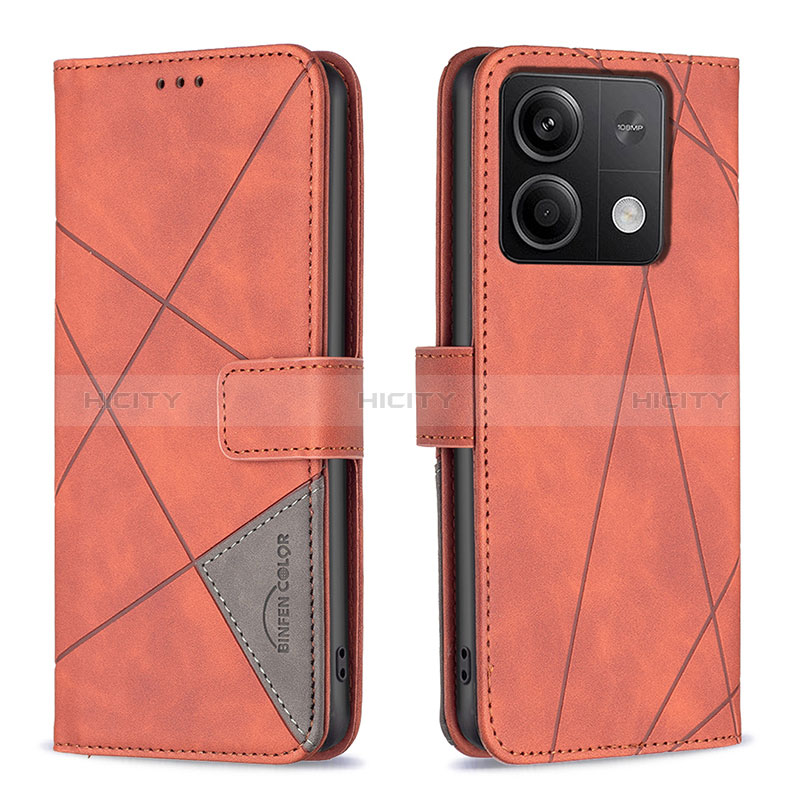 Funda de Cuero Cartera con Soporte Carcasa B08F para Xiaomi Redmi Note 13 5G