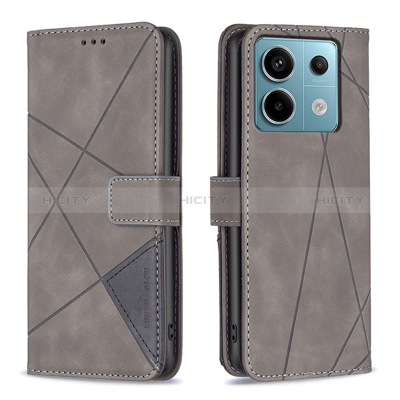 Funda de Cuero Cartera con Soporte Carcasa B08F para Xiaomi Redmi Note 13 Pro 5G