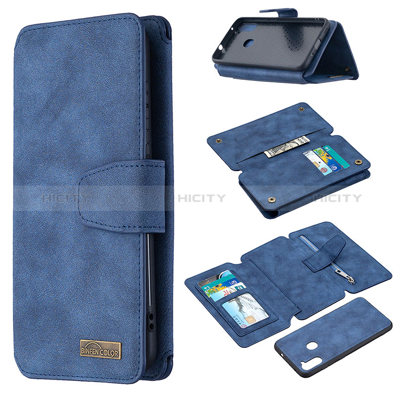 Funda de Cuero Cartera con Soporte Carcasa B09F para Samsung Galaxy A11