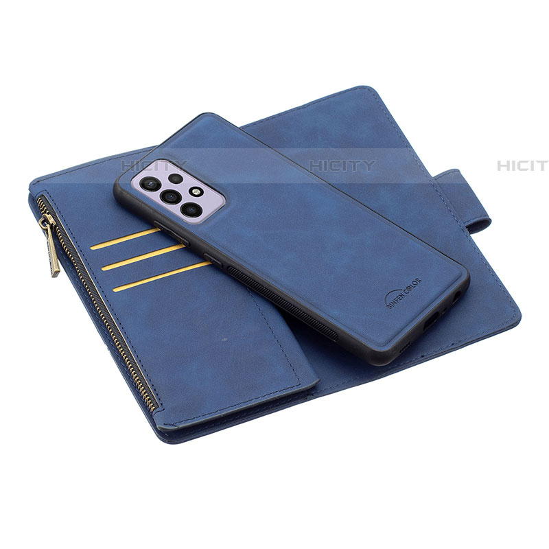 Funda de Cuero Cartera con Soporte Carcasa B09F para Samsung Galaxy A72 4G