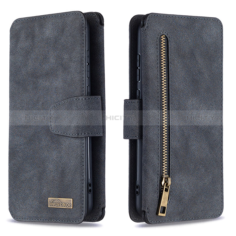 Funda de Cuero Cartera con Soporte Carcasa B09F para Samsung Galaxy M11 Negro